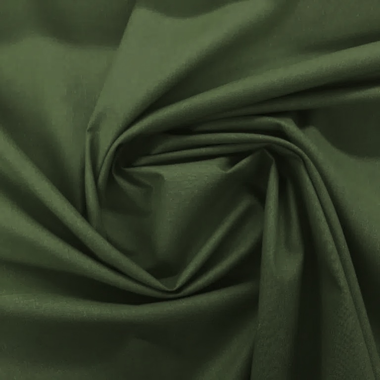 Algodón liso Verde oscuro