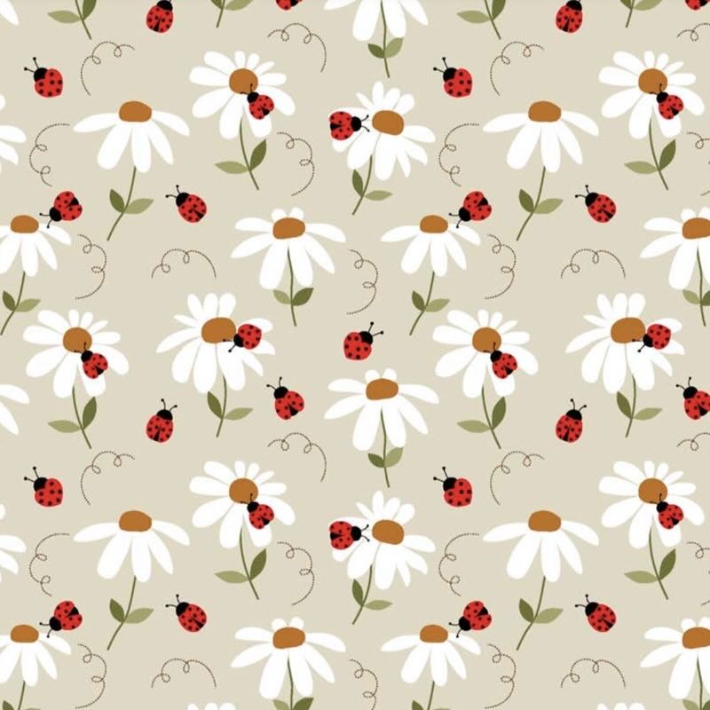 Algodón ID 150 Coccinelle flowers 6560